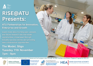 ATU Partnerships for Innovation, Enterprise and Growth (18 yrs+), The Model Sligo