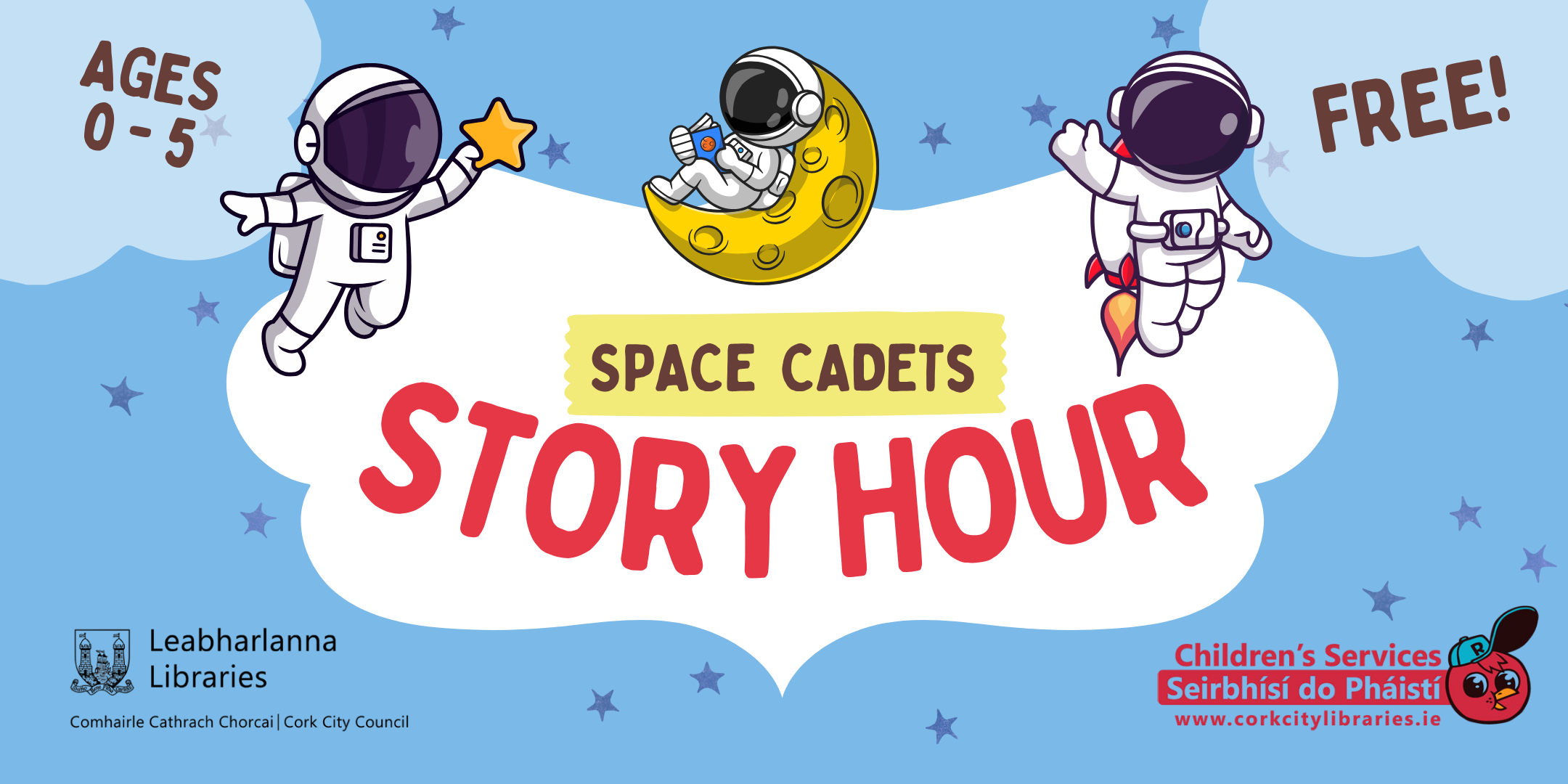 Space Cadets Story Hour: Monday (English Only)