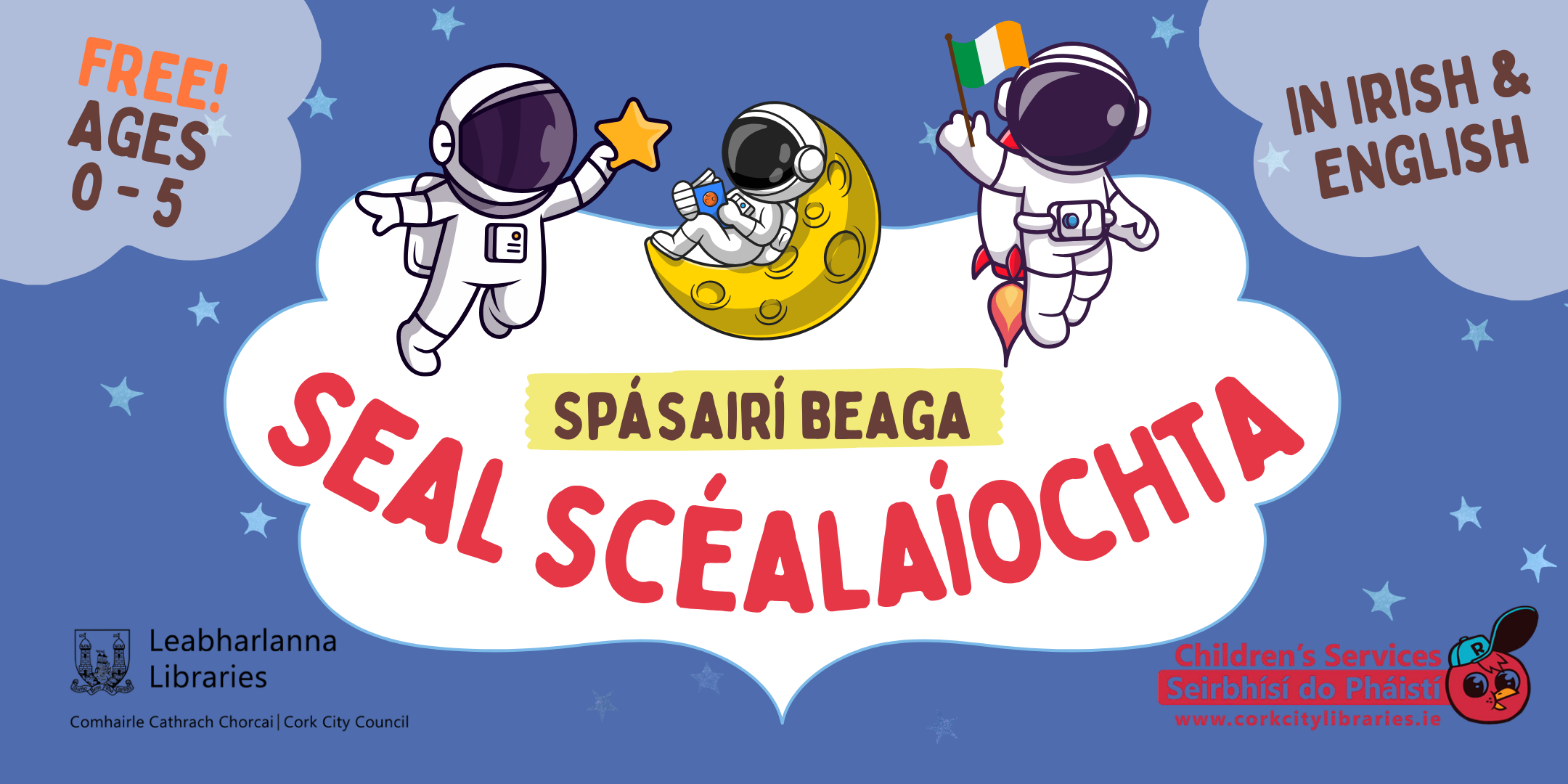 Space Cadets Story Hour: Wednesday (Irish & English)