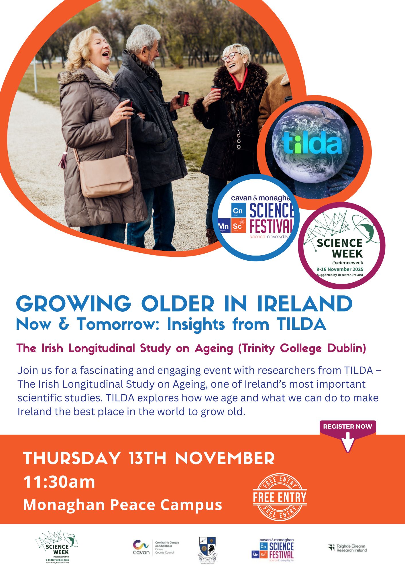 Growing older in Ireland: Now & Tomorrow