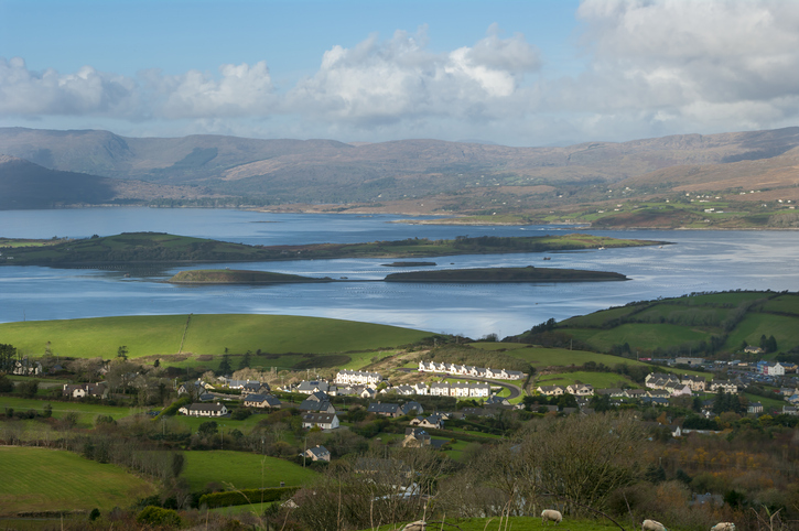 Aerial photo of Bantry Bay
